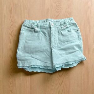 Cat & Jack Aqua Lace Trim Shorts XL (14/16) Super Stretch